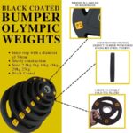 hajex rubber olympic weight plates in LB and KG