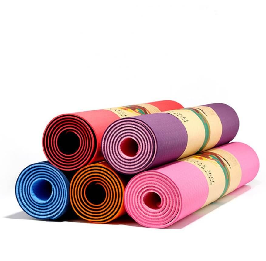 Small .6in Thick And Durable Yoga Mat Anti-Skid Cross Fitness Mat Anti-Skid Mat 