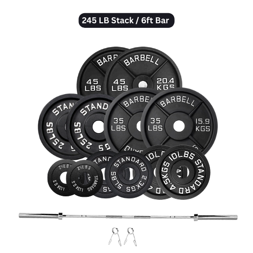 245 LB Stack 6ft Bar