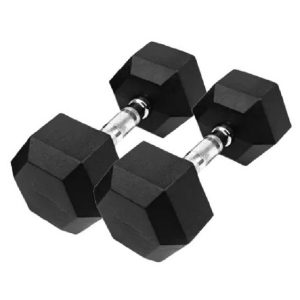 Shape Up with Hajex Rubber Hex Dumbbells